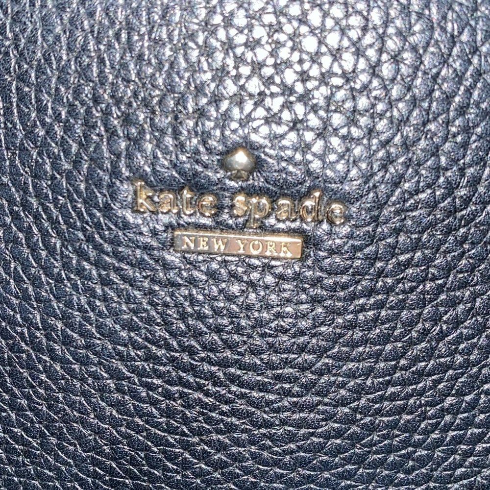 Kate Spade Holden Street Rani Black Pebbled Leather Satchel Handbag Shoulder Bag - Picture 2 of 15